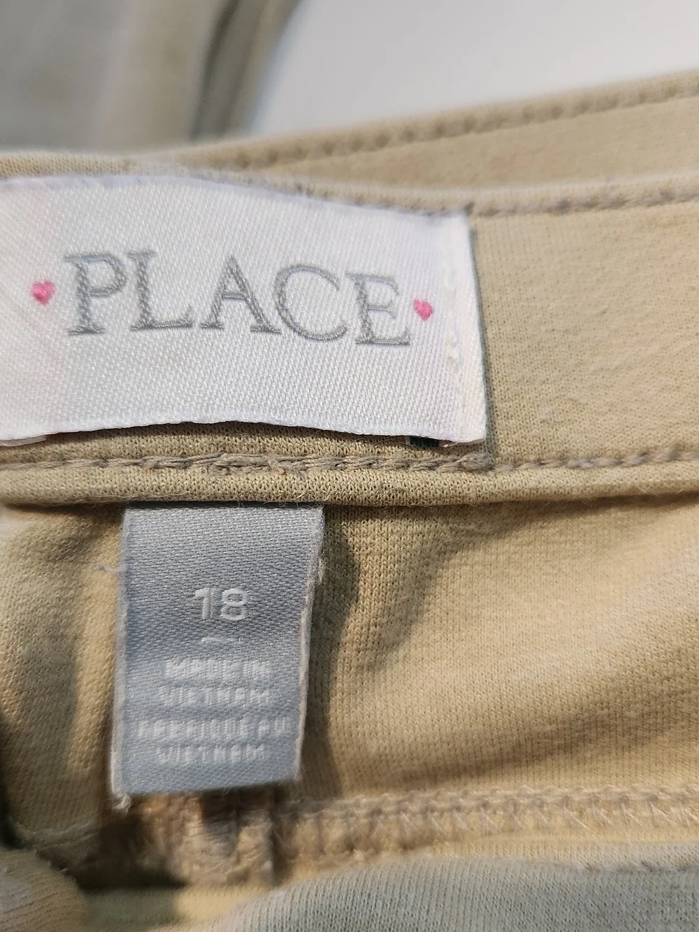🩷The Children's Place Girl's Uniform 2pc Jegging Style Pants Size: 18 /XXL
